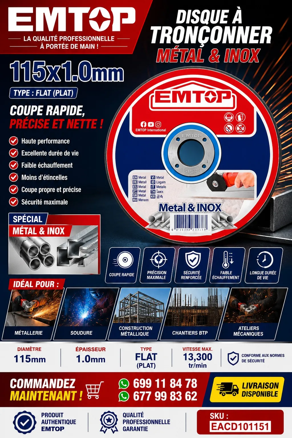 Bac de Rangement EMTOP EDMA0307