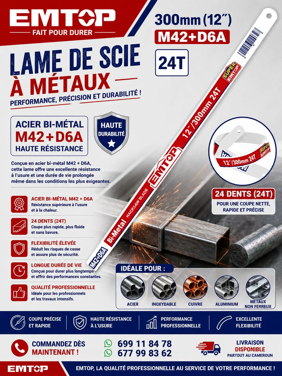 Coupe-Bordures EMTOP EDMD0608