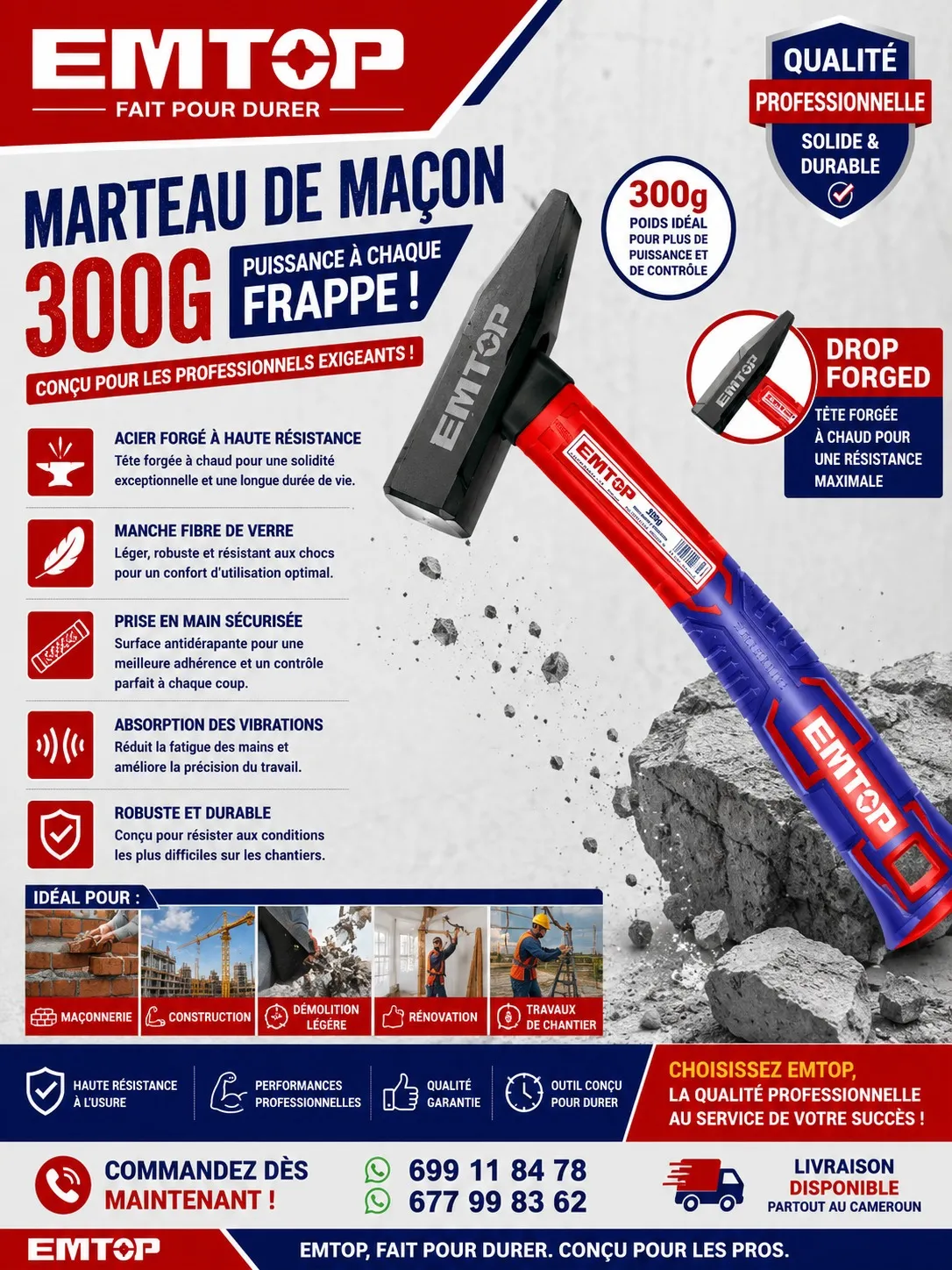 Cloueuse Pneumatique EMTOP ECBN155001